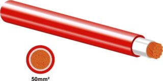 MATWELD WELDING CABLE 50MM2 RED  10M