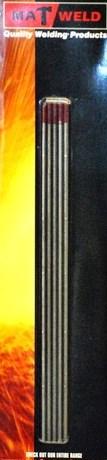 MATWELD P/P RODS TUNGS 2%TH 2.4 RED P/5
