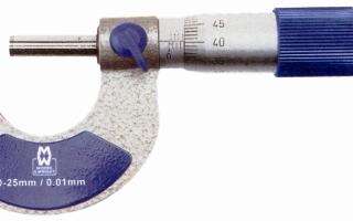 M&W MICROMETER EXTERNAL   0-25MMX.01MM