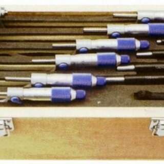 M&W MICROMETER SET 6PC 0-150MMX.01MM