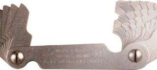 M&W GAUGE SCREW PITCH 809 22BLADE MM