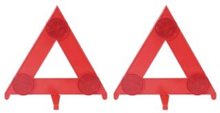 Triangle Warning Red Universal 1Pair