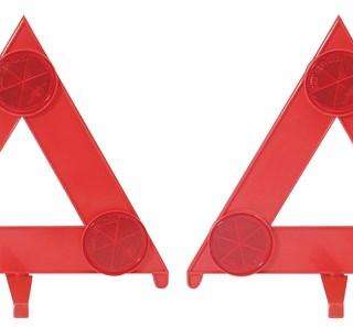 Triangle Warning Red Universal 1Pair