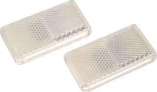 Reflective Oblong Stick-On Clear P/2