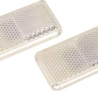 Reflective Oblong Stick-On Clear P/2