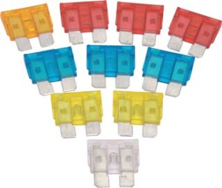 Fuse Blade Set P/10(3X10A&15A 2X20A&25A)