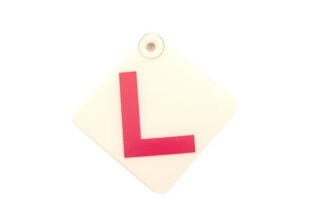 Emblem Learner Driver Back Window