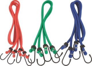 Bungee Cord X-Strap Blue Set P/6