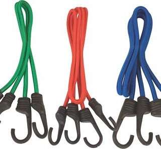 Bungee Cord X-Strap Orange Set P/6