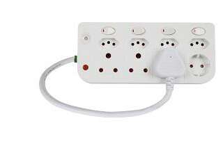 MULTIPLUG 8WAY INDIVIDUAL SWITCH
