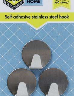 MTS HOME ROUND HOOK S/S SMALL P/3