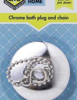 MTS HOME PLUG BATH CHROME & CHAIN