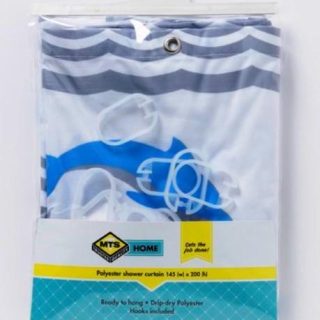 EXECUTIVE SHOWER CURTAIN RAINDROP