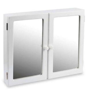 MTS HOME  DOUBLE BATHROOM CABINET WHITE