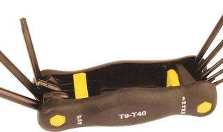 ALLENKEY MTS SET.TORX KNIFE T9-T40 8PC