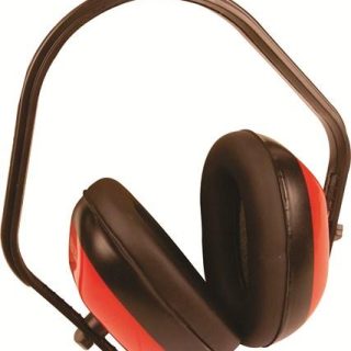 EARMUFF MATSAFE RED & BLACK  21DB
