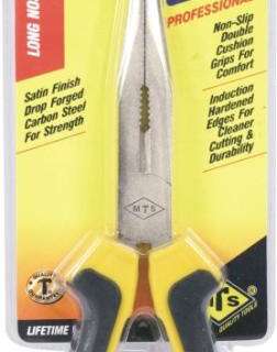 PLIER MTS LONG NOSE NP 200MM YEL/BLK