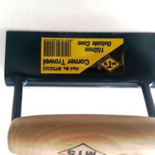TROWEL MTS CORNER O/COVE W/HANDLE 150MM