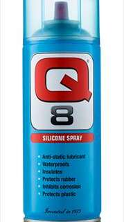 Q8 QSIL LUBRICANT SILICONE SPRAY 400GR  AEROSOL