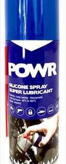 LUBRICANT SILICONE SPRAY400ML POWR