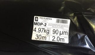 PVC SHEET BLACK [N/SABS] 2MT*30MT*90# MDP COLLECT ONLY