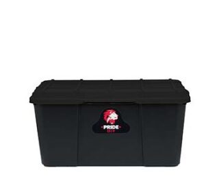 STORAGE BOX FULL BLACK 25L PRIDE