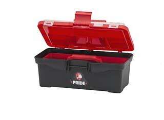 TOOLBOX PLASTIC 32CM PRIDE BLACK