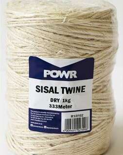 TWINE SISAL SINGLE PLY 1KG