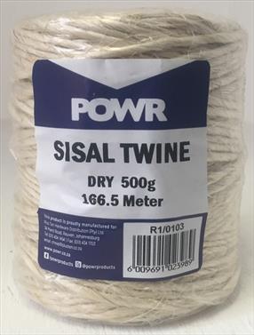 TWINE SISAL SINGLE PLY  500GR