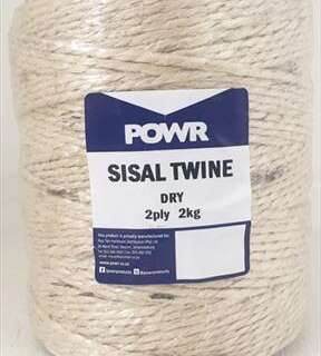 Twine Sisal Twisted 2Ply 2Kg