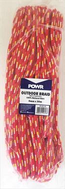 ROPE OUTDOOR BRAIDED HANK 8MMX30MT