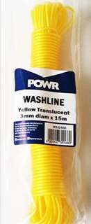 WASHLINE YELLOW TRANSLUCENT 3MMX15MT