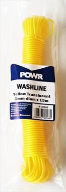 WASHLINE YELLOW TRANSLUCENT 3MMX15MT