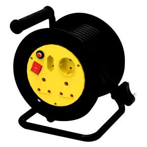 Extension Reel Mts Pvc 15Mx1.0 Dbl/Plug