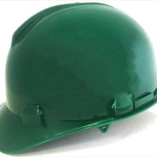 CAP SAFETY (PEAK) GREEN  LINED (SH1513L)
