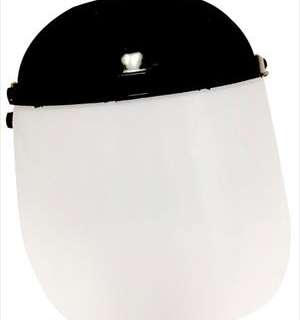 FACE SHIELD WITH CLEAR VISOR FLIP TOP GRINDING