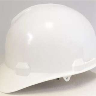 CAP SAFETY (PEAK) WHITE  LINED (SH1513WT)