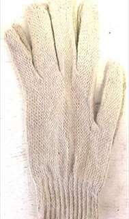 GLOVES COTTON MACH/KNIT 7GG 450GPD LRG G050