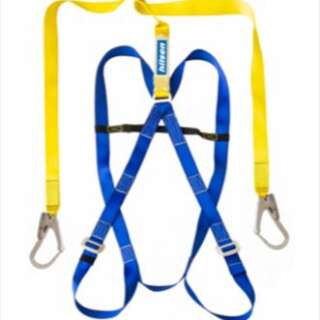 SAFETY HARNESS DOUBLE LANYARD & SNAP HOOKS