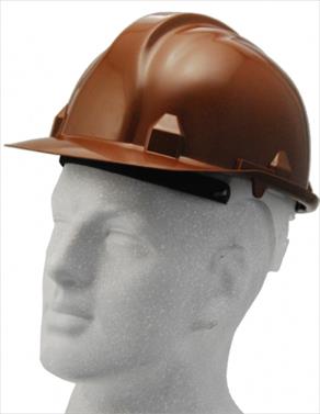 CAP SAFETY (PEAK) BROWN LINED