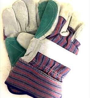 GLOVES CANDY STRIPE GREEN BACK RIGGERS G010