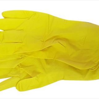 GLOVES HOUSEHOLD FLOCK LINED MEDIUM G031