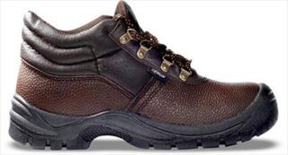 BOOT SAFETY XENON OIL/ACID ST/CAP BROWN SABS SIZE 12