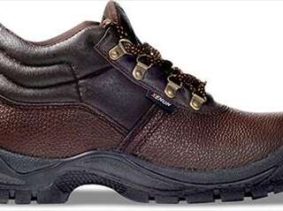 BOOT SAFETY XENON OIL/ACID ST/CAP BROWN SABS SIZE 12