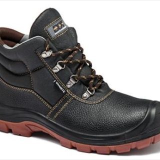 BOOT SAFETY GRANITE OIL/ACID ST/CAP BLACK SABS SIZE  4