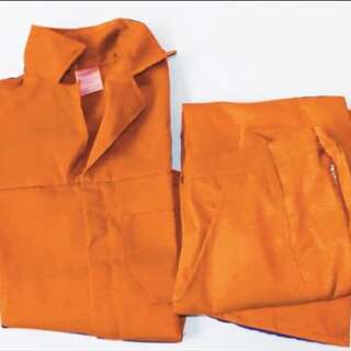 Continental Suite 2 Pce Poly/Cot Orange #44