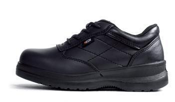 Shoe Safety Ladies Neon Oil/Acid St/Cap Black Size 7