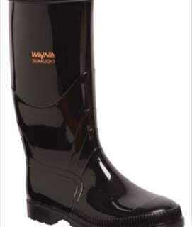 GUMBOOT DURALIGHT WAYNE KNEE/L BLACK N/STC SIZE  9 F1040