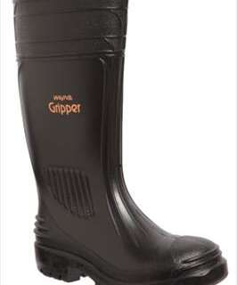 Gumboot Gripper Wayne Knee/L Black Stc Size  6 F1210