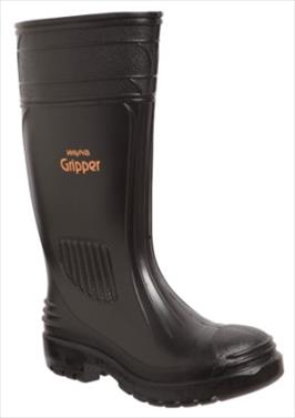 Gumboot Gripper Wayne Knee/L Black Stc Size  7 F1210
